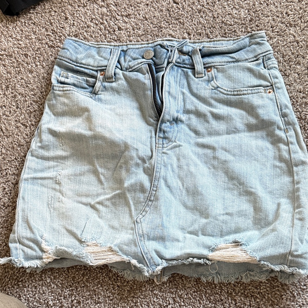 Wild Fable Light Blue Denim Skirt